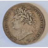 Georgian silver threepence 1827