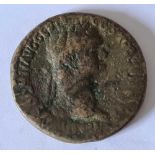 A Roman Empire bronze coin