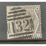 GB 1873 SG147 plate 13. Cat £100