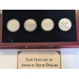 Four Centuries of the American dollar set, cased