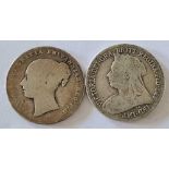 1853 - 1896 shillings