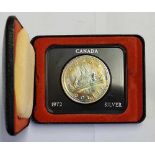 1972 Canada proof silver dollar