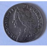 A George II silver sixpence 1757