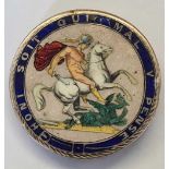 George II enamel crown c.1820