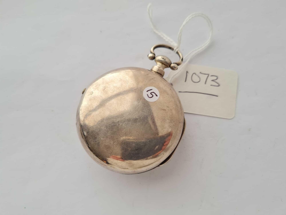 A good pair cased gents pocket watch by Will Spurge of Woolwich - Image 2 of 2