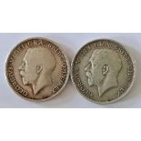 1915 and 1916 half-crowns