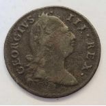 George III Irish half-penny 1775