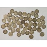 Quantity of pre 1920 silver 3D 68 g.