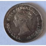 Victorian silver threepence 1838 high grade