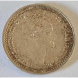 William IV silver one half-pence 1834 better grade