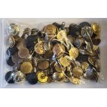 Bag of military buttons