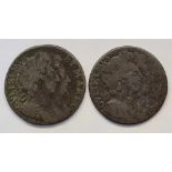 Two more William and Mary farthings 1694
