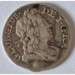 George I silver penny 1718