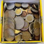 Yellow box of coins