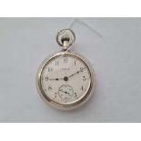 A gents Elgin pocket watch with seconds dial