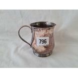 A continental mug/jug with loop handle marked on handle, maker JC, 185g