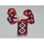 An American Indian bead necklace