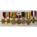 A group of 7 medals to CPR, RC, Eaton E. Signs