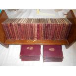 SHAKESPEARE 42 vols. The Temple Shakespeare with wooden bookshelf