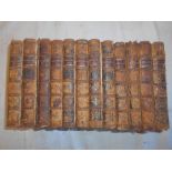 SHAKESPEARE The Works of… Mr. Theobald 12 vols. C.1770, London, sm.8vo cont fl. cf. some bds det.