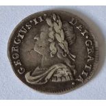 A George II silver penny 1740 better grade