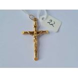 A large (5 cm long) 9ct crucifix 2g