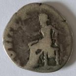 A Roman Britain silver denarius