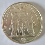 French silver 10 francs 1965