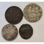 A sixpence 1818, a E.I.C cast 1803 and others