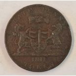 Bath penny token 1811