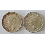 1945 and 1946 shillings good grades