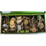 Cash box of coins