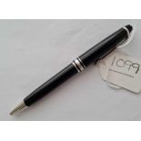 A Mont Blanc retractable biro