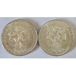 Two Mexico 25 peso