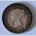 Victorian silver twopence 1842 better grade