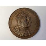 A bronze Edward VII medal to commemorate the opening of the Queen Alexandra Dock, Cardiff 1907