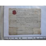 DOCKYARD PASS Chatham Dockyard Pass 1807, laid on paper