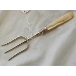 A Bread fork with MOP handle – Sheffield 1898 by JS
