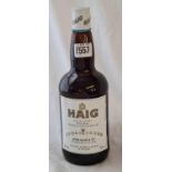 A Haig gold label scotch whiskey