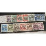 TRISTAN DA CHUNA SG1-12 (1952) Set fine used. Cat £100