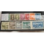 CANADA SG 0178-88/0190 (1950-52) Official G o/prints, fine used. Cat £77