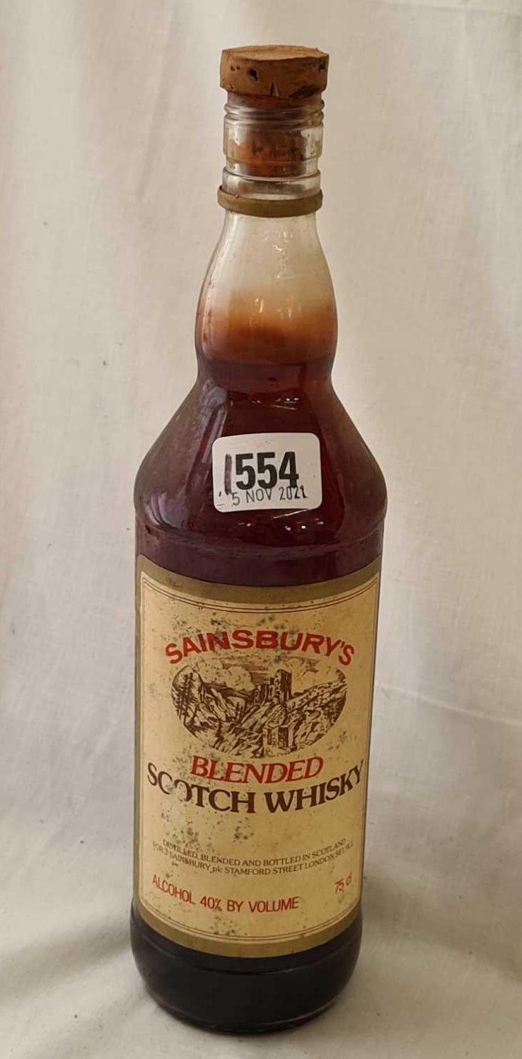 A Sainsbury's blended scotch whiskey