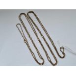A LONG 58” BOX LINK NECK CHAIN 20.3g
