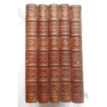 BINDINGS THIERS, M.A. Histoire De La Revolution Francaise 10 vols. in 5, 1846, Brussels, 8vo gt.