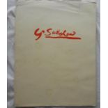 (SUTHERLAND, G.) Graham Sutherland 1st.ed. 1950, London, 4to orig.cl. d/w, ltd. 2000