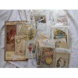 VICTORIAN CARDS c.60 early 20th. C. New Greeting cards