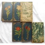 BINDINGS DE LA FONTAINE Fables Choisies & Contes et nouvelles 1868, 4 vols. in 2 orig. s/cases, very