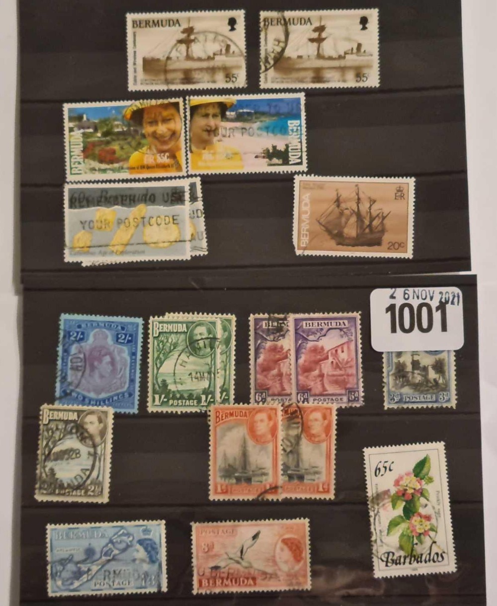 Bermuda sel. Used G6 + QE2 + few moderns. G6 2/- S.G.136