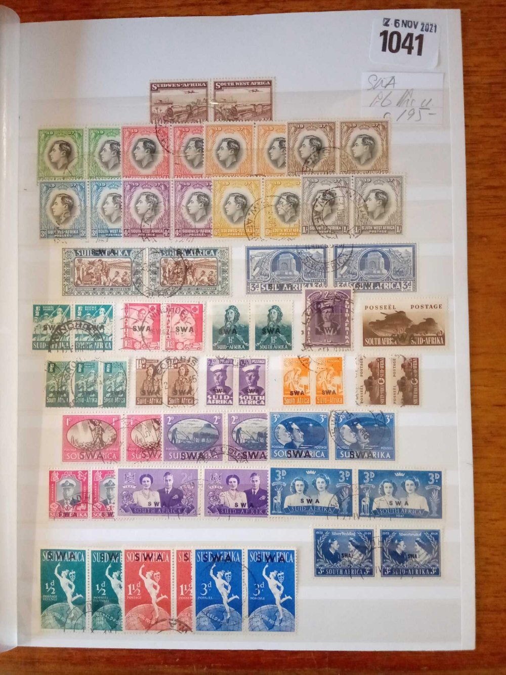 SOUTH WEST AFRICA. George VI used issues, most fine. Cat £195