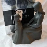 Another Wedgewood black basalt figure "Mother and Daughter", boxed